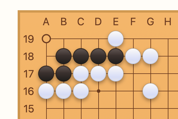A section of the Go position from TB-1.0.0-015